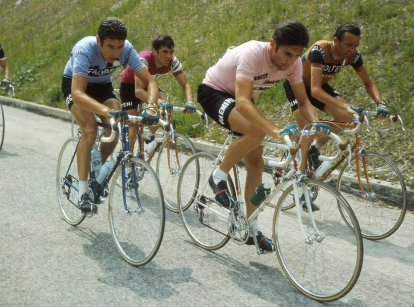 Eddy Merckx e Felice Gimondi al Giro d&#39;Italia del 1970 (Bettini)